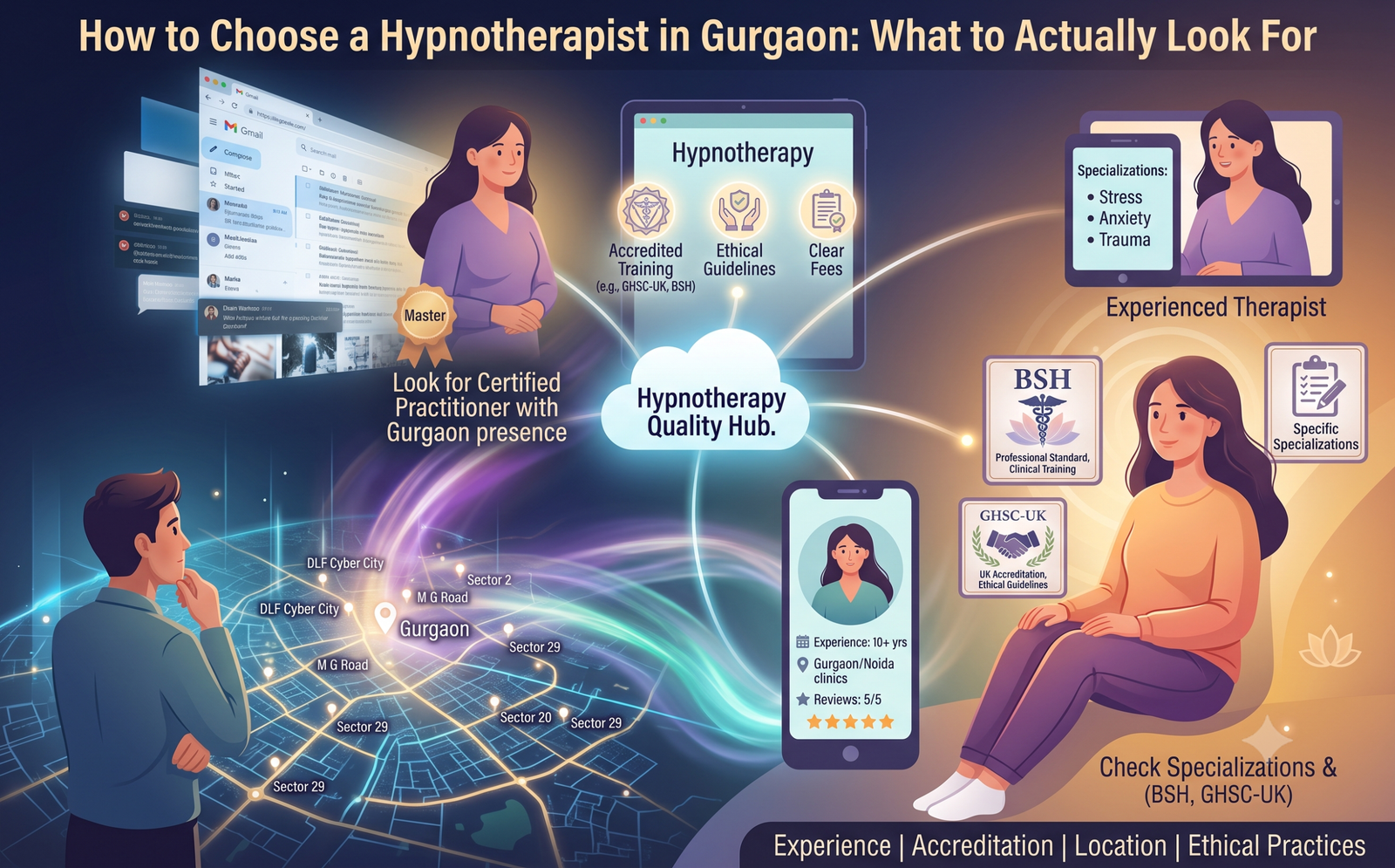how to choose a hypnotherapist in gurgaon