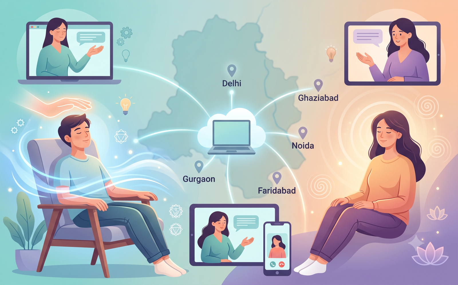 Reiki and Hypnotherapy sessions in delhi ncr